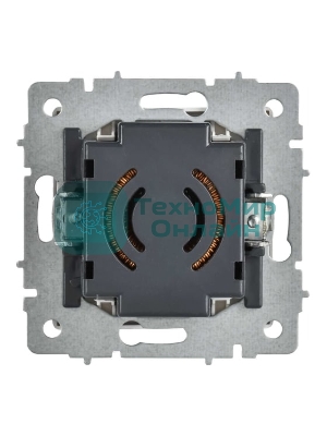 Светорегулятор IEK BR-D20-0600-K91 поворотно-нажимной СП BRITE СС10-1-0-БрАБ 600 Вт механизм арктич. бел.