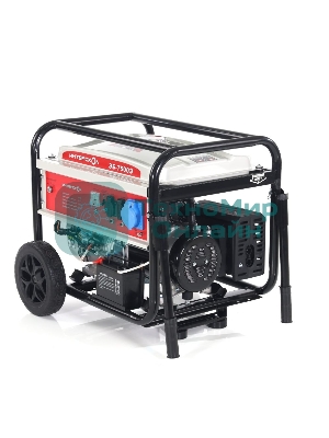 Электрогенератор бензиновый Интерскол ЭБ-7500Э, 6.5 кВт, 90 дБ, 95 кг