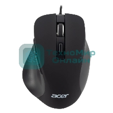 Мышь проводная Acer OMW120 черный, 2000 dpi, USB, кнопки - 6