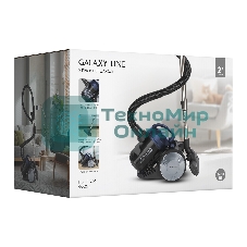 Пылесос Galaxy GL 6226 черный/синий, 320/2400 Вт, уборка сухая, пылесборник контейнер 2 л