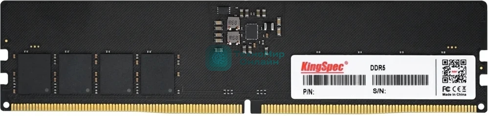 Оперативная память KingSpec, DDR5, 16Gb (1x16 GB), 6000 MHz, CL46 DIMM