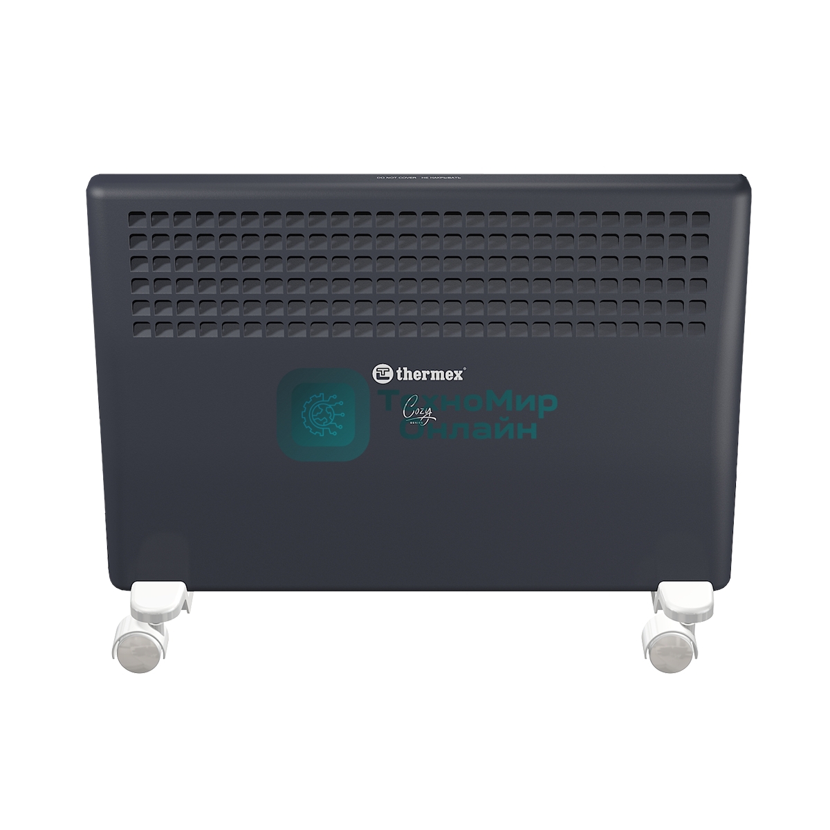 Конвектор электрический Thermex Cozy 1,5 черный, 1500 Вт, 20 м2, термостат
