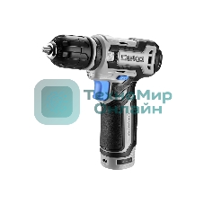 Дрель-шуруповерт Deko ZKCD12FU-Li, 12 В, 1.5 Ач, 12 Нм, щеточный