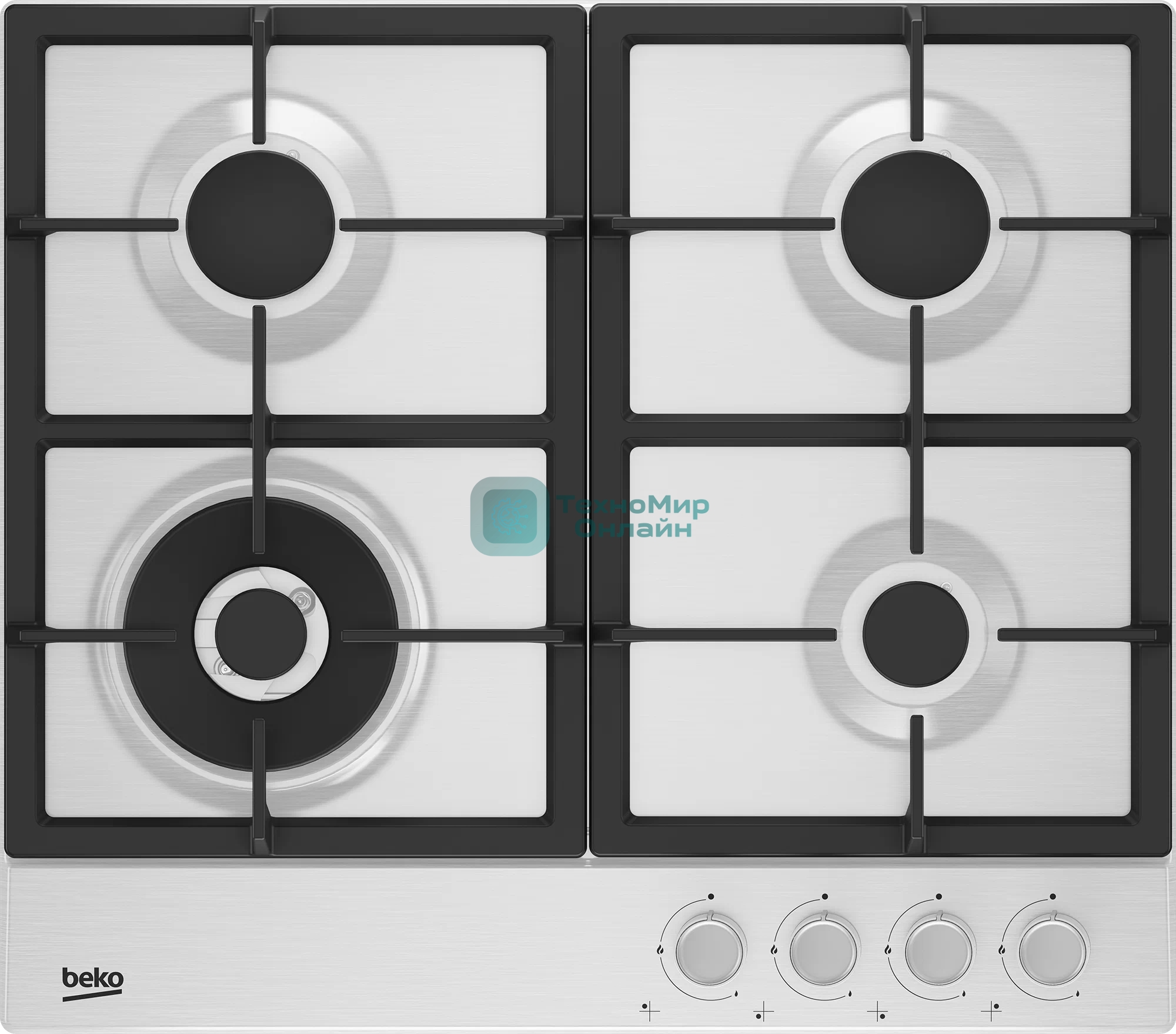 Газовая варочная поверхность Beko BHGM6422K5WW (7751688409) белый