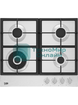 Газовая варочная поверхность Beko BHGM6422K5WW (7751688409) белый