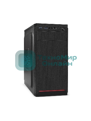 Компьютерный корпус Minitower ExeGate BAA-114U2-AA500 (mATX, БП AA500 с вент. 8см, 1хUSB+2хUSB 3.0, аудио, черный)