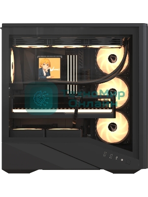 Компьютерный корпус Aerocool \ Formula V Line Air Power G9 DUO PA Black, ATX, TYPE-C*1, USB3.0*2, MESH/GLASS FRONT PANEL, FRONT 3x PERFORMANCE ARGB, REAR 1x PERFORMANCE ARGB