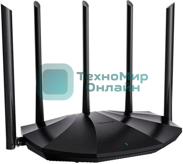 Двухдиапазонный гигабитный Wi-Fi 6 роутер Tenda RX2 Pro AX1500, до 300 Мбит/с на 2,4 ГГц + до 1201 Мбит/с на 5 ГГц