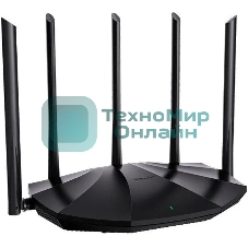 Двухдиапазонный гигабитный Wi-Fi 6 роутер Tenda RX2 Pro AX1500, до 300 Мбит/с на 2,4 ГГц + до 1201 Мбит/с на 5 ГГц