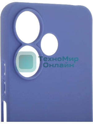 Чехол (клип-кейс) BoraSCO для Xiaomi Poco M6 4G Silicone Case лавандовый (73630)