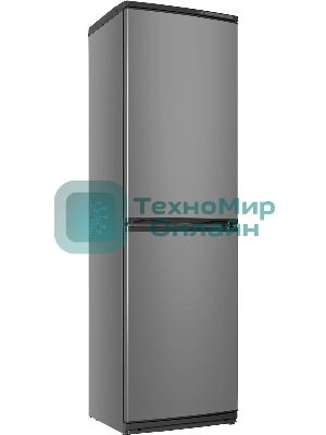 Холодильник Atlant ХМ-6025-060 мокрый асфальт двухкамерный 225/139л морозилка снизу