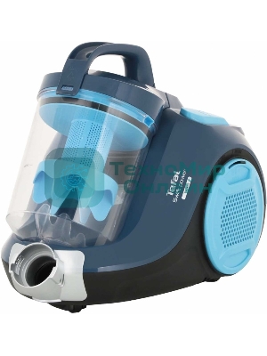 Пылесос Tefal TW2971EA синий, 200/750 Вт, уборка сухая, пылесборник контейнер 1.2 л