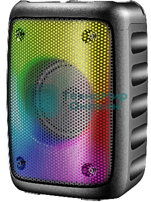 Колонка портативная Hyundai H-PS1006 черный 30 Вт 1.0 BT 10м 1500mAh