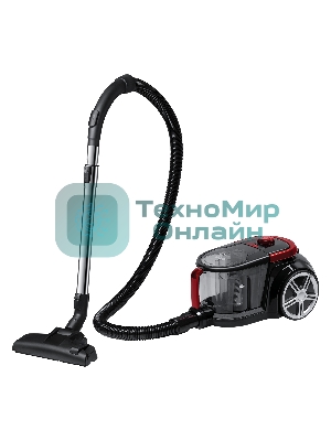 Пылесос BBK BV1801 бургунди, 300/1600 Вт, уборка сухая, пылесборник контейнер, 2 л