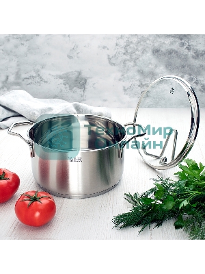 Кастрюля TalleR TR-17255 Инесс нержавеющая сталь 18/10, 1,5 л