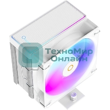 Кулер для процессора Ocypus Gaммa A40 WH ARGB Digital, 100мм ARGB FAN, Top Display Panel, 4 HEAT PIPES, 4-PIN PWM, 600-2400 RPM, 29.5DBA, HYDRO BEARING, LGA115X/1200/1700/18XX, AM4/AM5