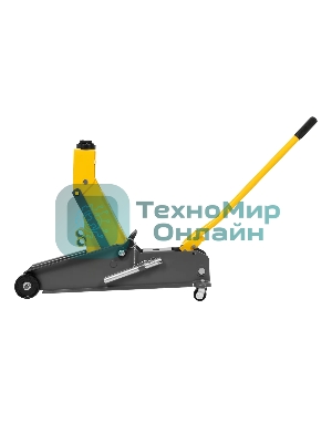 Домкрат гидравлический подкатной с фиксатором Denzel 3 т, 190-532 мм, SUV