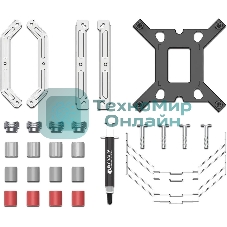 Устройство охлаждения(кулер) ID-Cooling SE-224-XTS Soc-AM5/AM4/1200/1700/1851 серебристый/черный 4-pin 29dB Al+Cu 220W 650gr Bulk (SE-224-XTS BULK)