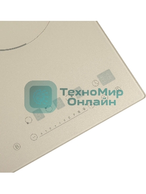 Индукционная варочная панель Maunfeld EVI.453-BG, конфорок: 3 шт., стеклокерамика, независимая, бежевый