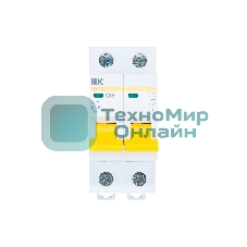 Выключатель автоматический модульный 2п C 16А 4.5кА ВА47-29 IEK MVA20-2-016-C