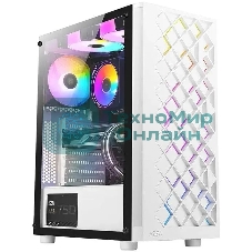 Компьютерный корпус Azza Spectra белый без БП ATX 7x120мм 2x140мм 2xUSB 2.0 1xUSB 3.0 audio bott PSU