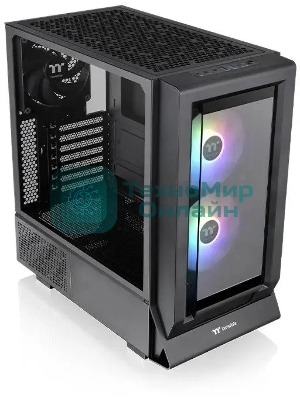 Компьютерный корпус Thermaltake Ceres 350 MX черный без БП E-ATX 2x140мм 2xUSB 3.0 audio bott PSU