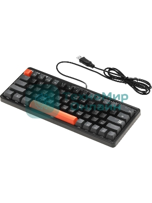 Клавиатура проводная Defender Black Raven GK-417, USB, черный