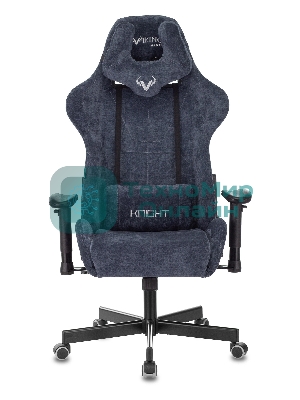 Кресло Бюрократ VIKING KNIGHT LT27 FABRIC синий, ткань, 120 кг, механизм качания