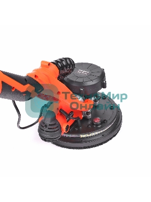 Машина шлифовальная Patriot Expert WS 225 AL 820Вт, 1700 об/мин, d диска 225 мм, d шлиф.подошвы 215 мм, подсветка, кейс (бетон, гипсокартон)