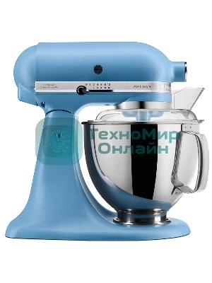 Настольный миксер с откидным блоком KitchenAid 5KSM175PSEVB Artisan 4.8 л, синий бархат