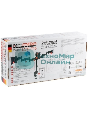 Кронштейн для мониторов Arm Media LCD-T15 черный 15