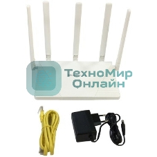 Роутер беспроводной Origo OWR3030AXG (OWR3030AXG/A1A) AX1800 10/100/1000BASE-T белый