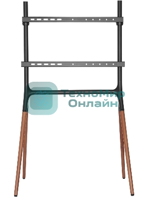 Подставка для телевизора Cactus CS-ST1247BKWN черный/орех, 49
