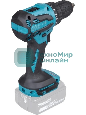 Дрель-шуруповерт Makita DDF490Z, 18 В, 0 Ач, 50 Нм, бесщеточный