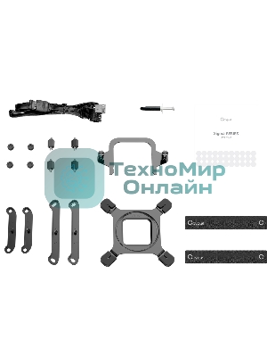 Система охлаждения Ocypus Sigma L36 BK ARGB, 360мм, LCD Pump 2.4