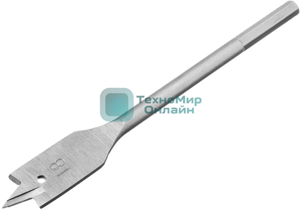 Сверло по дереву Сибртех перовое, 18 мм