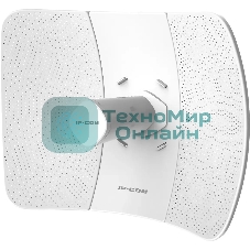 Наружный радиомост IP-COM iLBE-M5 большой дальности действия, 5 ГГц, до 433 Мбит/с, IP64, 1х23dbi, 1х100 Мбит/с, PoE