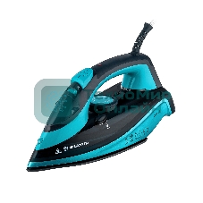 Утюг BRAYER BR4019 голубой/черный, 2400 Вт, 25 г/мин, 140 г/мин, 320 мл