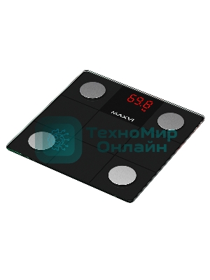 Весы напольные Maxvi BS101 черный