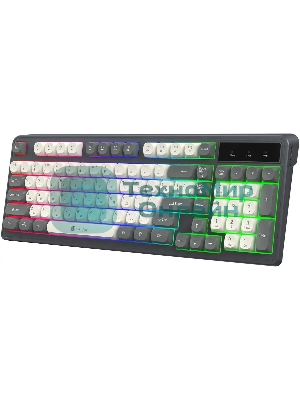 Клавиатура Oklick 731G проводная, USB Type-A, серый/белый