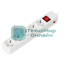 Сетевой фильтр Smartbuy (SBSP-5-30-W) 5 гн х 3,0 м белый