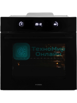 Духовой шкаф электрический Hyundai HEO 6752 BG черное стекло