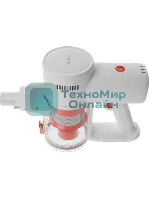 Пылесос вертикальный Xiaomi Vacuum Cleaner G20 Lite EU белый/оранжевый, питание от аккумулятора, 215 Вт, уборка сухая, пылесборник 0.5 л
