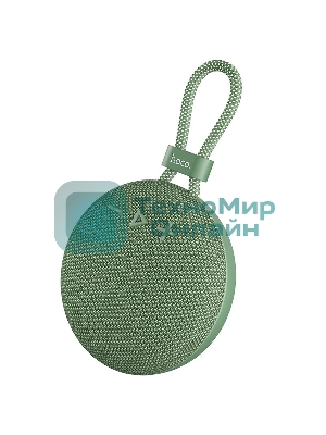 Портативная колонка круглая HOCO BS60 зеленый