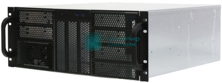 Компьютерный корпус Procase RE411-D11H0-FE-65 Корпус 4U server case,11x5.25+0HDD,черный,без блока питания,глубина 650мм,MB EATX 12