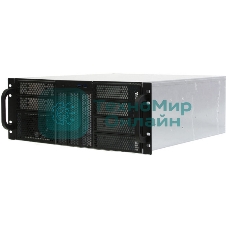 Компьютерный корпус Procase RE411-D11H0-FE-65 Корпус 4U server case,11x5.25+0HDD,черный,без блока питания,глубина 650мм,MB EATX 12