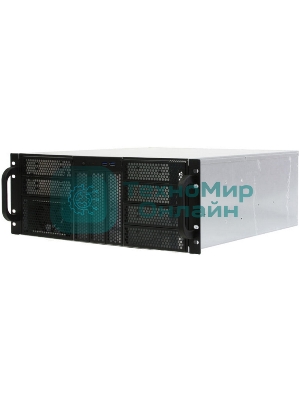 Компьютерный корпус Procase RE411-D11H0-FE-65 Корпус 4U server case,11x5.25+0HDD,черный,без блока питания,глубина 650мм,MB EATX 12