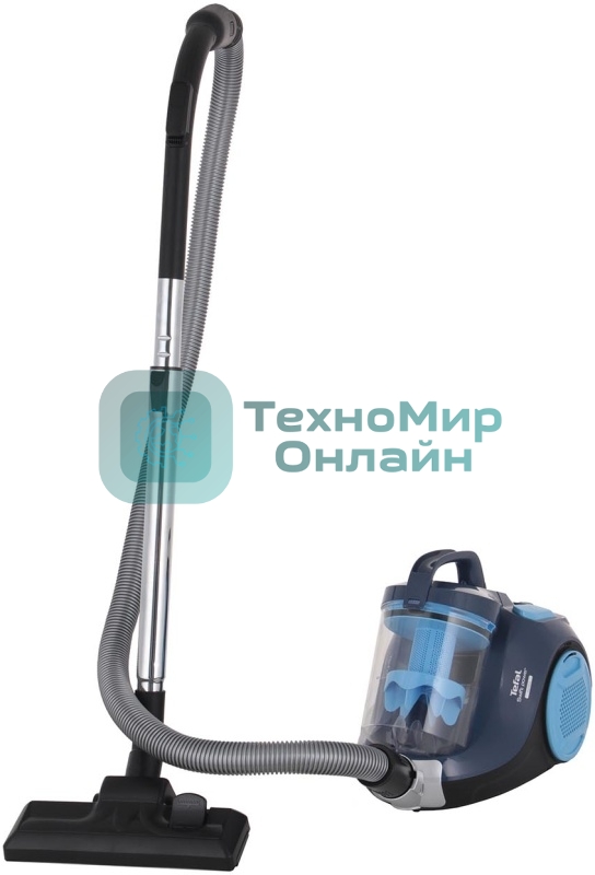 Пылесос Tefal TW2971EA синий, 200/750 Вт, уборка сухая, пылесборник контейнер 1.2 л