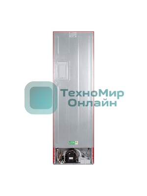 Холодильник Maunfeld MFF200NFR Inverter красный двухкамерный инвертор 271/106 л морозилка снизу, No Frost