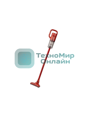 Пылесос вертикальный Homestar HS-1027 красный, питание от аккумулятора, 200 Вт, уборка сухая, пылесборник 1.5 л